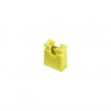 Yellow 2.54 mm Jumper (open top)