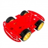 Șasiu Robot cu 4 Motoare (Roșu)