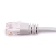 Cablu de Retea, Ultra Plat, CAT6, Gri, 1 m
