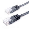 Ultra Flat CAT6 Black 0.3 m Network Cable