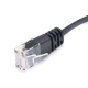 Ultra Flat CAT6 Black 1 m Network Cable