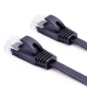 Cablu de Retea, Plat, RJ45, CAT6, Negru, 0.5 m