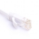 Cablu de Retea, Plat, RJ45, CAT6, Alb, 0.3 m