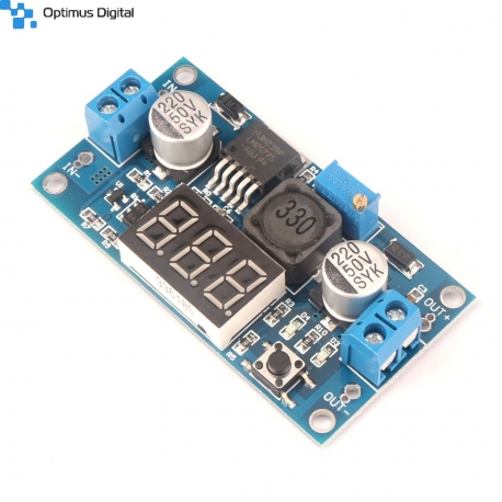 3A LM2577 DC-DC Boost Module with Voltage Display