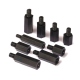 Pilon Hexagonal din Plastic, Negru, M3 de 15 mm cu Cap de 6 mm