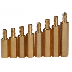 Pilon Hexagonal din Metal, M3 de 10 mm cu Cap de 6 mm