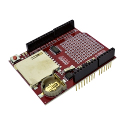 Shield Logare Date Roşu pentru Arduino