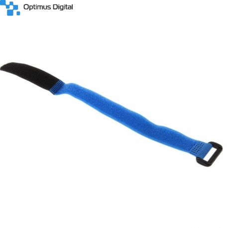 Bandă de Prindere Albastra  pentru Acumulatori LiPo (20 cm)