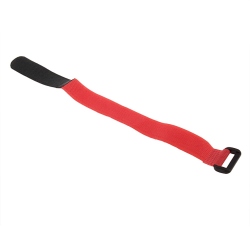 Bandă de Prindere Roşie pentru Acumulatori LiPo (30 cm)