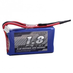 LiPo Turnigy 1800 mAh 2S 12C 7.4 V Battery - For Receiver