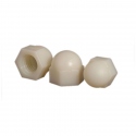 Plastic Nuts With Cover, White, M3