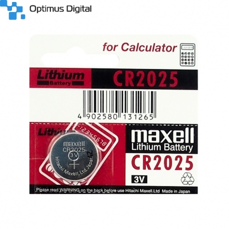 Lithium CR2025 Maxell Battery