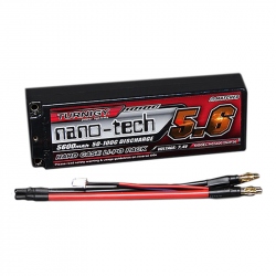 LiPo Turnigy Nano-Tech Battery 5600 mAh 2S 2P 50~100C with Hard Case