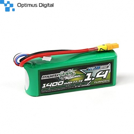 LiPo MultiStar 1400 mAh 3S 40C Battery with LED Battery Level Indicator