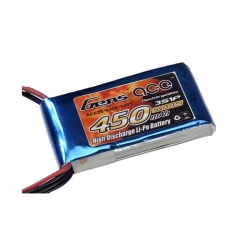 Lipo Gens ace 450mAh 11.1V 25C 3S1P Battery