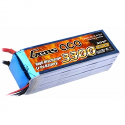 Lipo Gens ace 3300mAh 18.5V 25C 5S1P Battery