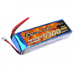 Lipo Gens ace 5300mAh 7.4V 30C 2S1P Battery