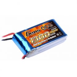 Lipo Gens ace 1300mAh 7.4V 25C 2S1P Battery