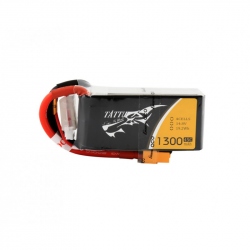 LiPo TATTU 1300mAh 14.8V 45C 4S1P Battery