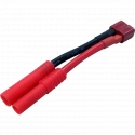Conector T Mamă catre Mufă Banană 4.0 mm