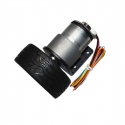 JGB37-520 Gearmotor with Encoder and Wheel (12 V, 320 RPM)
