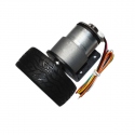 JGB37-520 Gearmotor with Encoder and Wheel (6 V, 90 RPM)