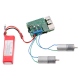 Dual MC33926 Engine Driver for Raspberry Pi (Disassembled)