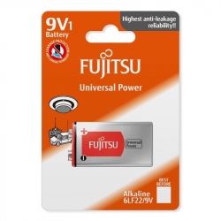 Baterie Alcalină de 9 V Fujitsu 6LR62 6LF22