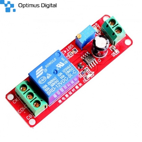 Monostable Relay Module with Adjustable Delay 12 V