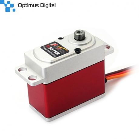Servomotor cu Carcasă Metalică Fi8615M cu Viteză înaltă 15.5 kg * cm