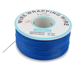 200 m Blue Wire Mini Roll 0.5 mm External Diameter x 0.25 mm Internal Diameter