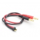 Cablu Adaptor pentru Incărcare cu Mufă Mini T și Mufă Banană de 4 mm