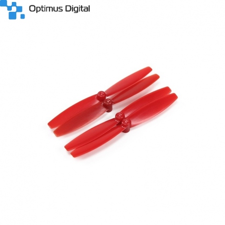 GemFan 65mm ABS Propellers CW/CCW Set Red (2 pairs)
