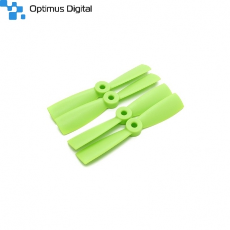 Set Două Perechi CW/CCW Elice Diatone Bull Nose Plastic 4 x 4.5 - Verde