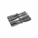 Diatone Bull Nose Plastic Propellers 4 x 4.5 (CW/CCW) (Black) (2 Pairs)