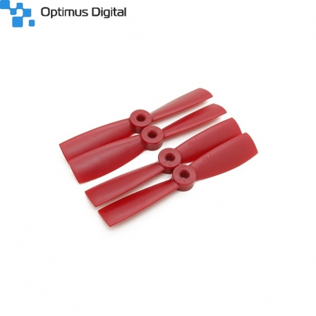 Diatone Bull Nose Plastic Propellers 4 x 4.5 (CW/CCW) (Red) (2 Pairs)