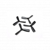 Diatone Bull Nose Polycarbonate 3-Blade Propellers 4045 (CW/CCW) (Black) (2 Pairs)