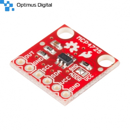 Modul Convertor Digital-Analogic (DAC) Sparkfun MCP4725 cu I2C Modul Convertor Digital-Analogic (DAC) Sparkfun MCP4725 cu I2C