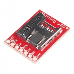 Shield Card MicroSD SparkFun cu Level Shifter Integrat