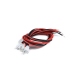 Molex 2.0 2Pin Cable Female Connector with 200mm x 24AWG Silicone Wire (5pcs)