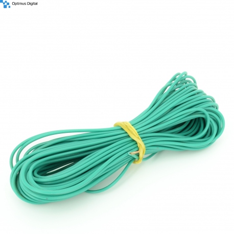 10 m Monocore Green Wire AWG24