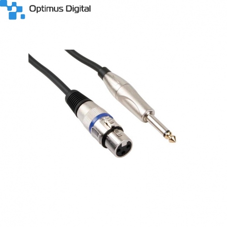 Professional XLR Cable, XLR Female to 6.35mm Mono Jack (3m)