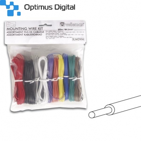 Mounting Wire Kit - 10 Colours - 60m - Full Core