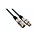 Cablu XLR Profesional Negru de 10 m (XLR Tată către XLR Mamă)