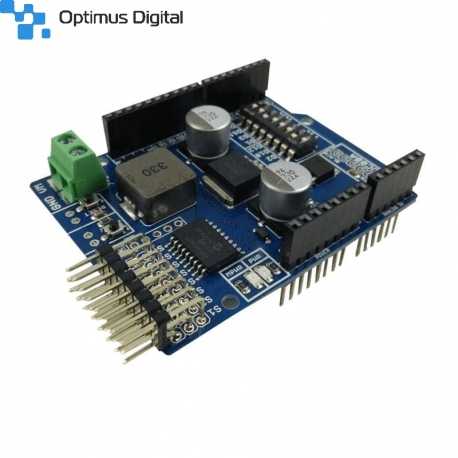 Shield pentru Arduino pentru Servomotoare cu Curent de până la 5A