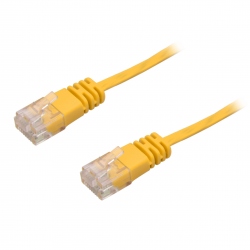 Ultra Flat CAT6 Yellow 2 m Network Cable