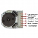 Micro Gearmotor 1:30 and Coder CGM12-N20VA-8200E (6 V, 530 RPM)