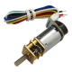 CGM12-N20VA-8200E Micro Gearmotor 1:380 with Encoder (6 V, 41 RPM)