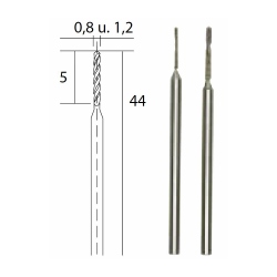Proxxon 28255 - Diamond Twist Drills, Head 0.8, 1.2 mm