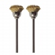 Proxxon 28963 - Brass Wire Cone Brush, 2 pcs. (13mm diameter)